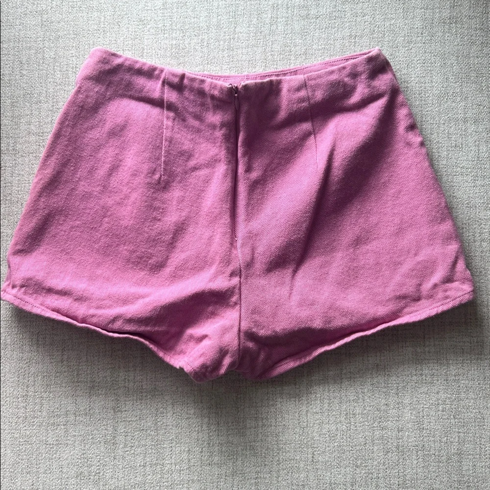 Altar'd State Pink Denim Mini Skirt - Picture 5 of 10
